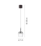 Paul Neuhaus Q-Kon Lampa Wisząca Srebrny 2741-21