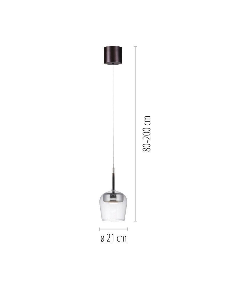 Paul Neuhaus Q-Kon Lampa Wisząca Srebrny 2741-21