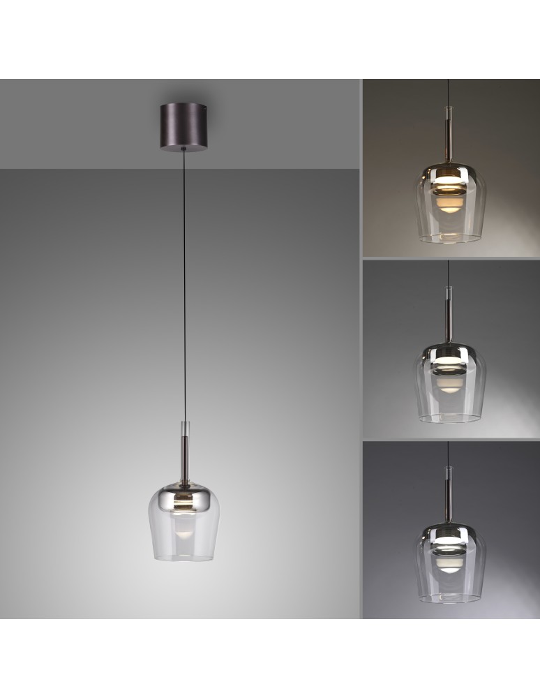 Paul Neuhaus Q-Kon Lampa Wisząca Srebrny 2741-21