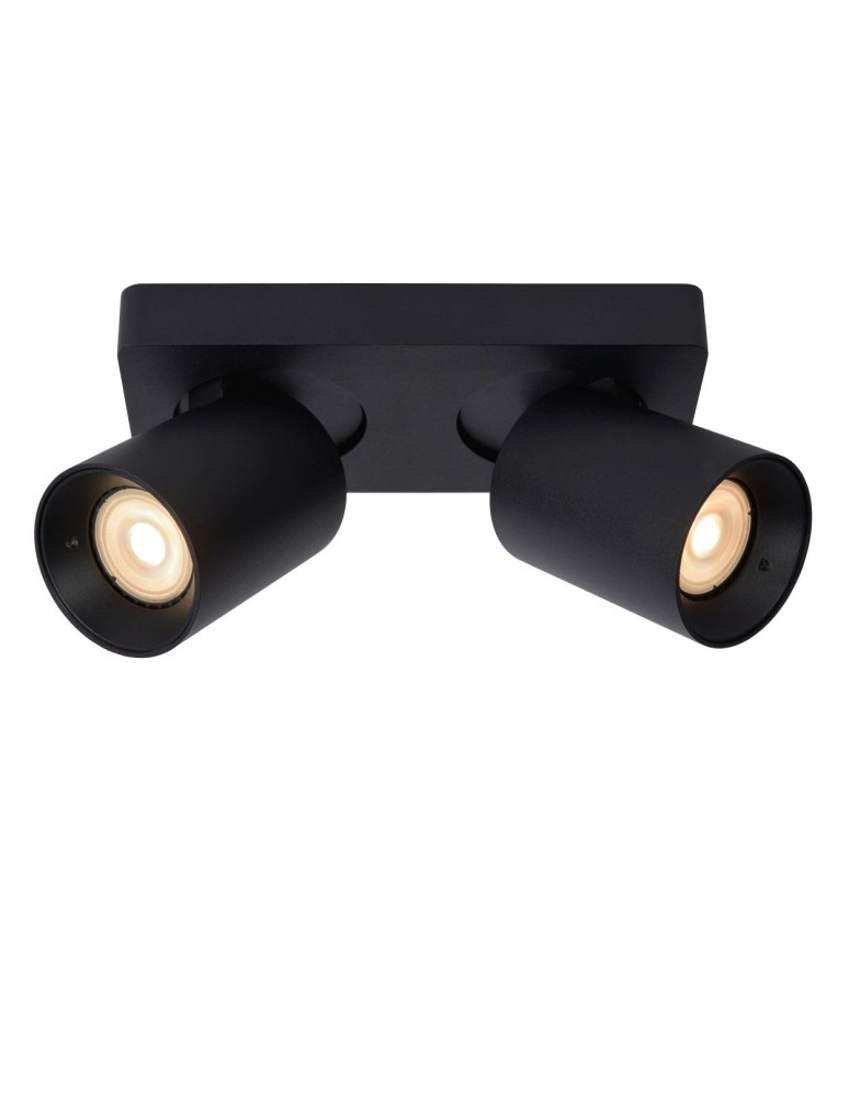 Spotlight ceiling lamps - Lucide NIGEL Ceiling 2xGU10 black 09929/10/30 - product kolory-swiatla.pl 4