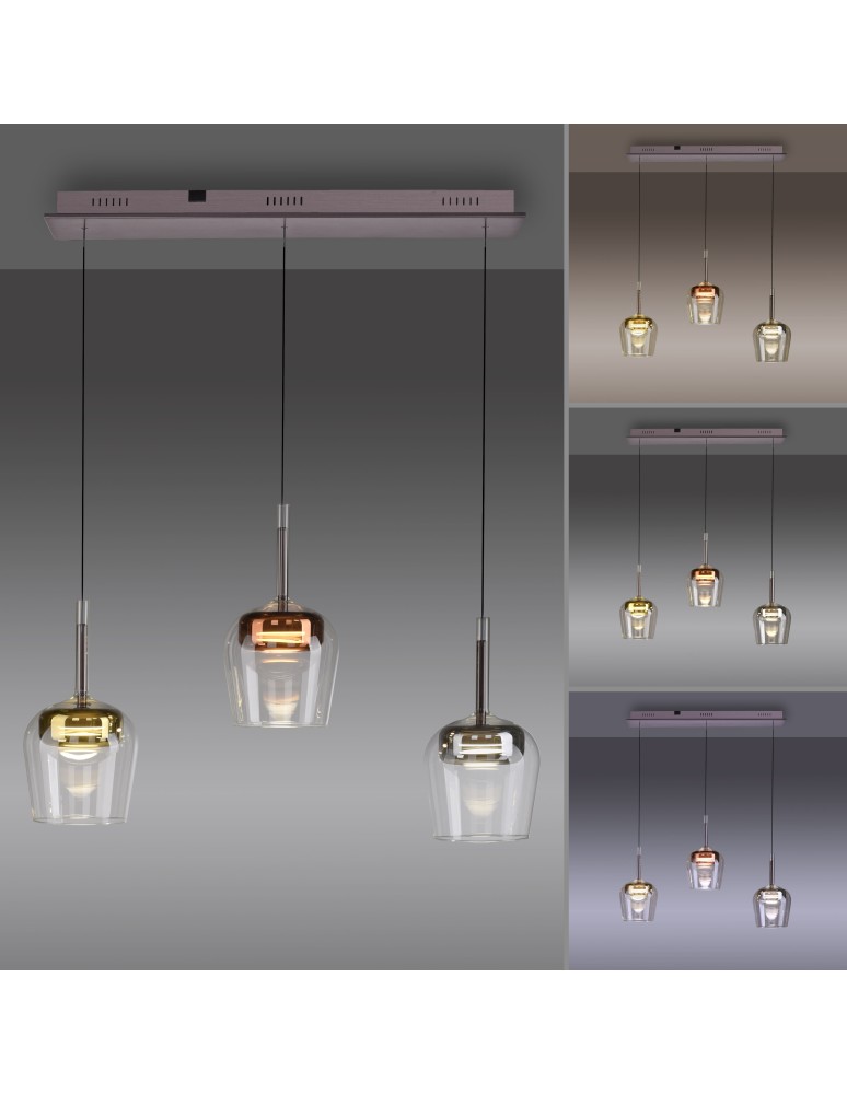 Paul Neuhaus Q-Kon Lampa Wisząca Multikolor 2742-70