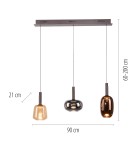 Paul Neuhaus Irides Lampa Wisząca Multikolor 2680-70