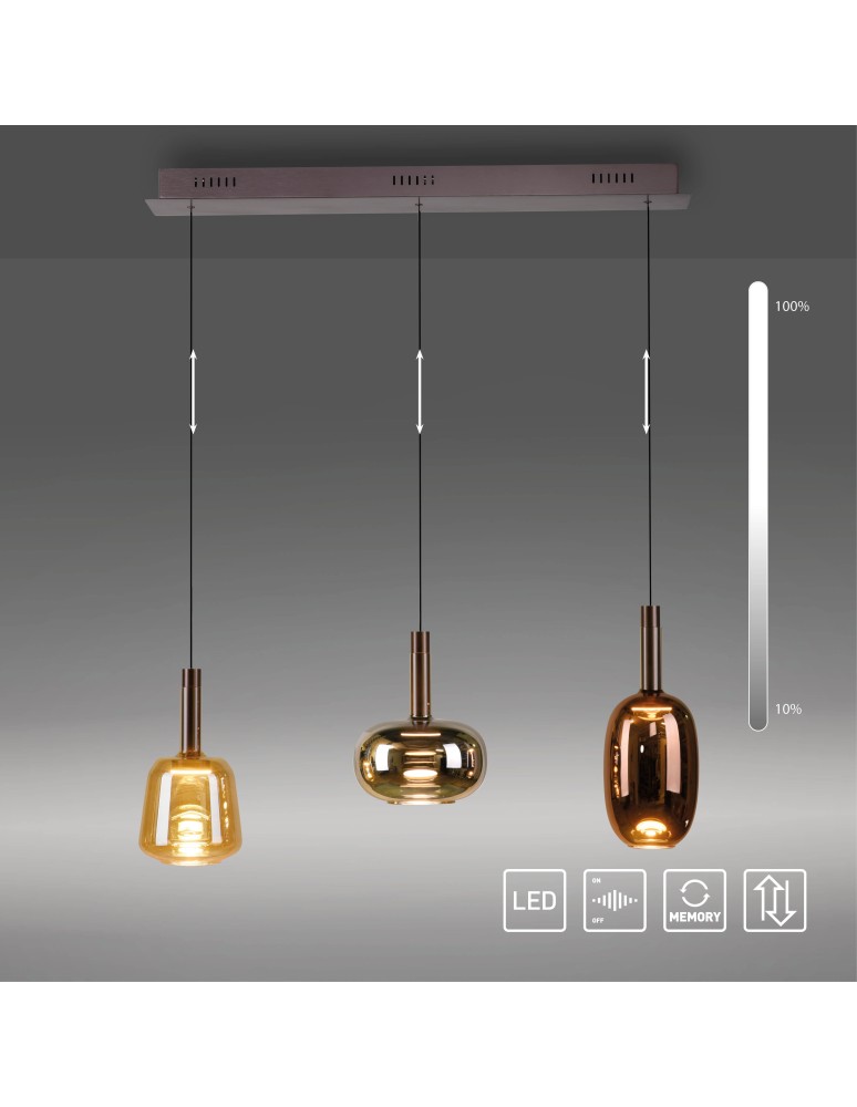 Paul Neuhaus Irides Lampa Wisząca Multikolor 2680-70