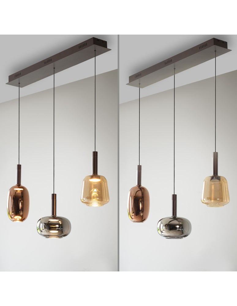Paul Neuhaus Irides Lampa Wisząca Multikolor 2680-70
