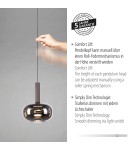 Paul Neuhaus Irides Lampa Wisząca Multikolor 2680-70