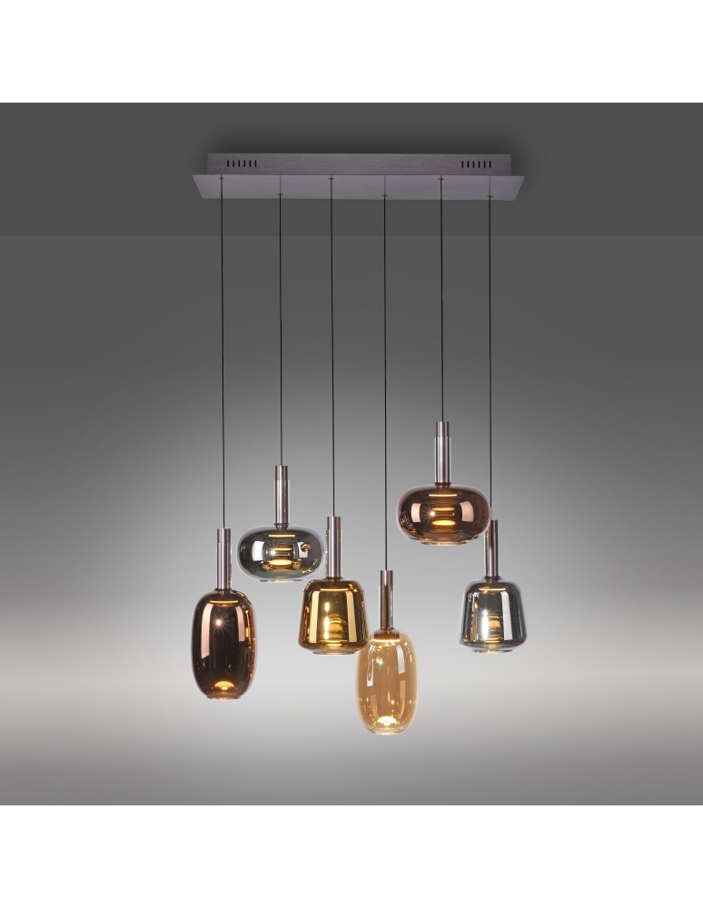 Paul Neuhaus Irides Lampa Wisząca Multikolor 2681-70