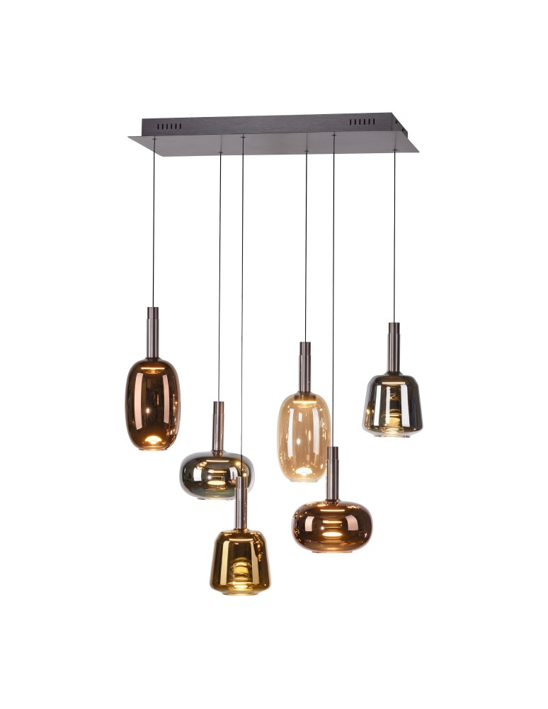Paul Neuhaus Irides Lampa Wisząca Multikolor 2681-70