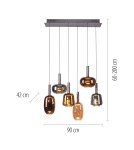 Paul Neuhaus Irides Lampa Wisząca Multikolor 2681-70