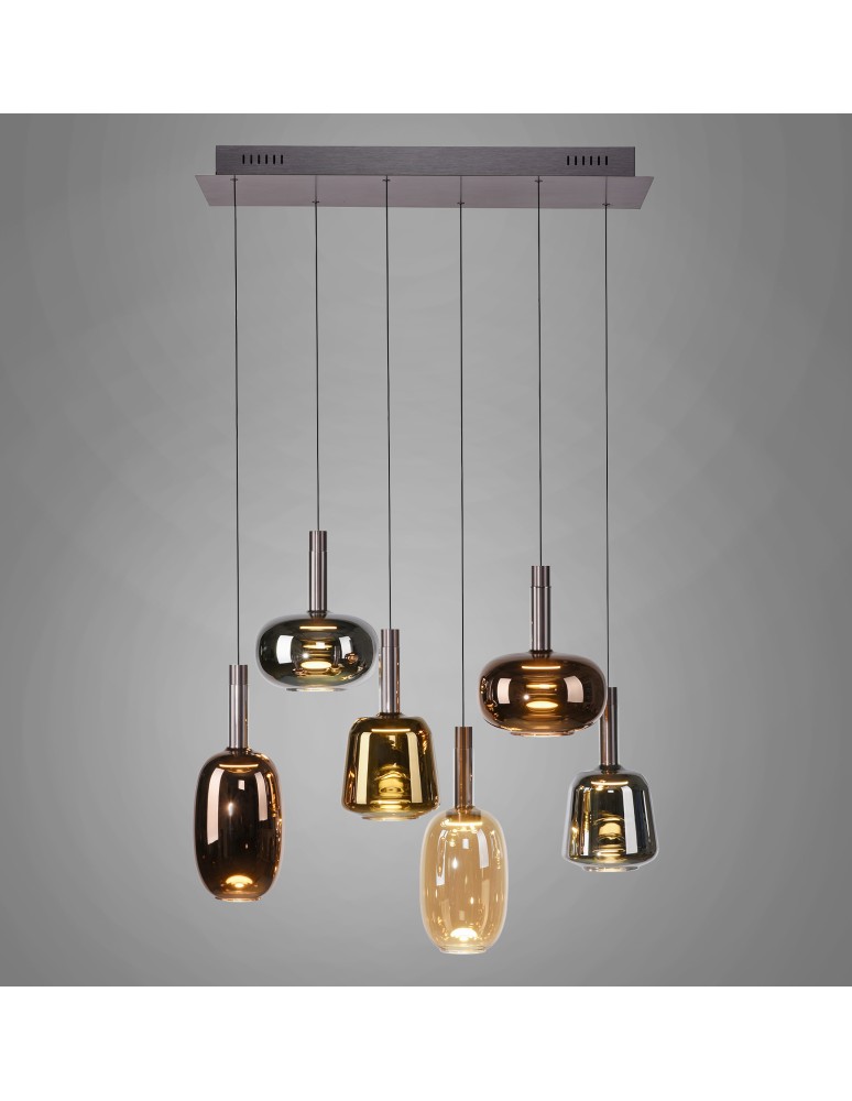 Paul Neuhaus Irides Lampa Wisząca Multikolor 2681-70