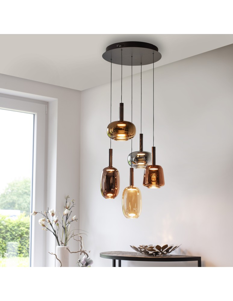 Paul Neuhaus Irides Lampa Wisząca Multikolor 2682-70