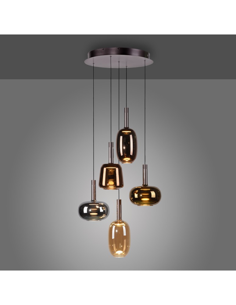 Paul Neuhaus Irides Lampa Wisząca Multikolor 2682-70