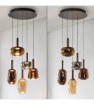 Paul Neuhaus Irides Lampa Wisząca Multikolor 2682-70