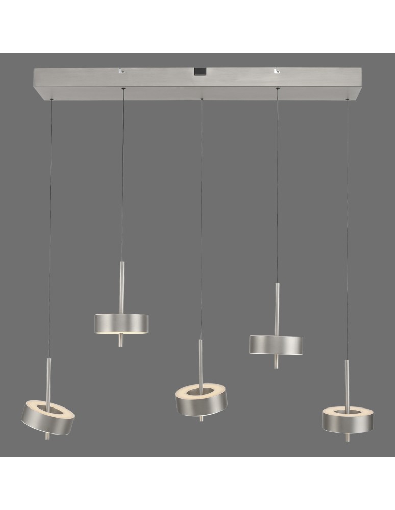 Paul Neuhaus Q-Rotate Lampa Wisząca Aluminium 2249-95