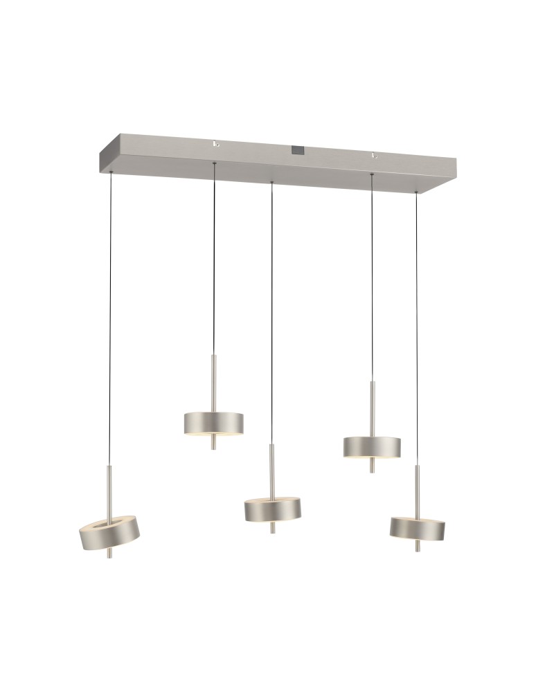 Paul Neuhaus Q-Rotate Lampa Wisząca Aluminium 2249-95