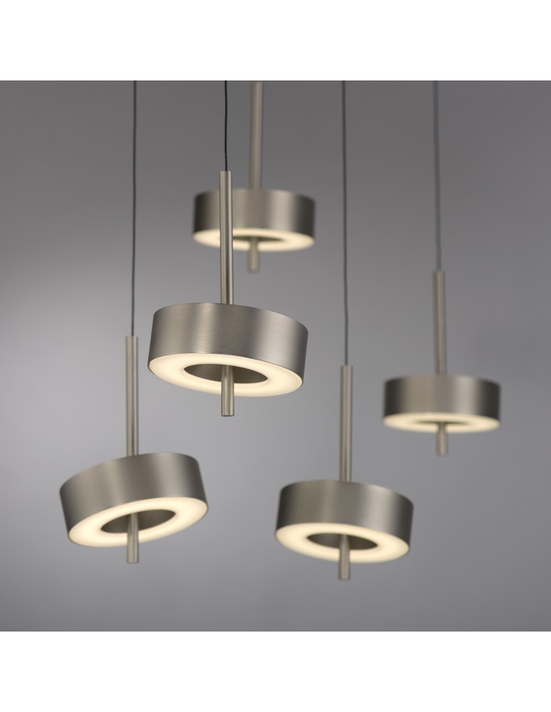 Paul Neuhaus Q-Rotate Lampa Wisząca Aluminium 2249-95