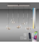 Paul Neuhaus Q-Rotate Lampa Wisząca Aluminium 2249-95