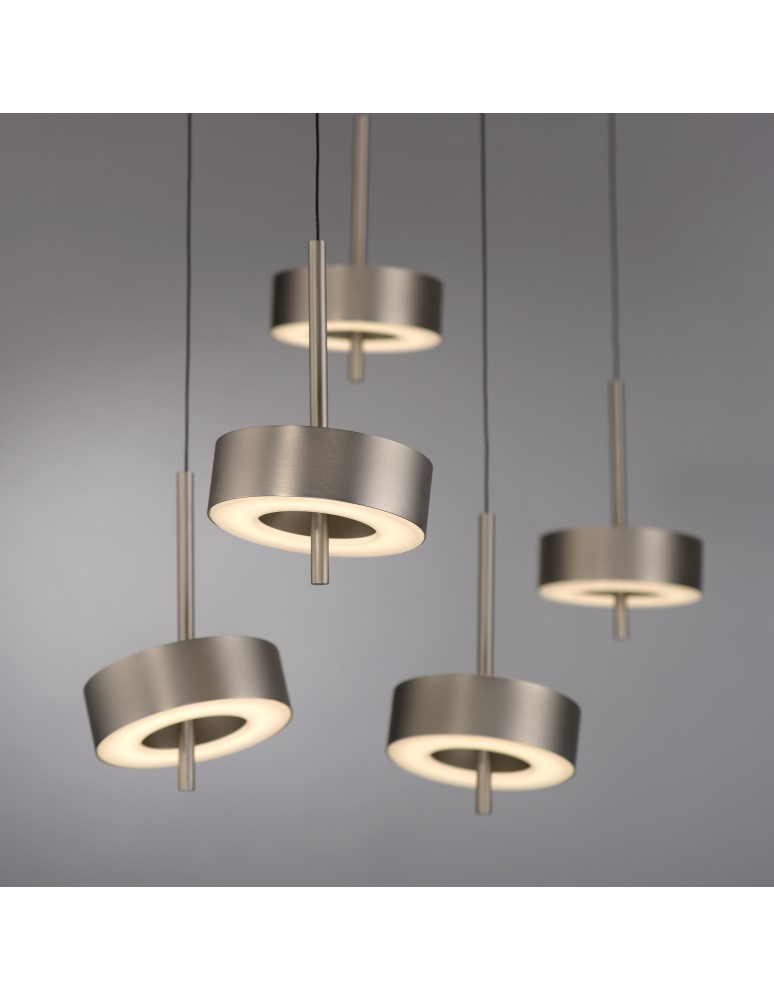 Paul Neuhaus Q-Rotate Lampa Wisząca Aluminium 2249-95