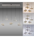 Paul Neuhaus Q-Rotate Lampa Wisząca Aluminium 2249-95