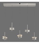 Paul Neuhaus Q-Rotate Lampa Wisząca Aluminium 2249-95