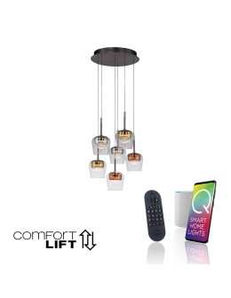 Paul Neuhaus Q-Kon Lampa Wisząca Multikolor 2744-70 - produkt 2