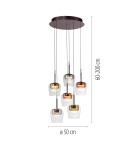 Paul Neuhaus Q-Kon Lampa Wisząca Multikolor 2744-70