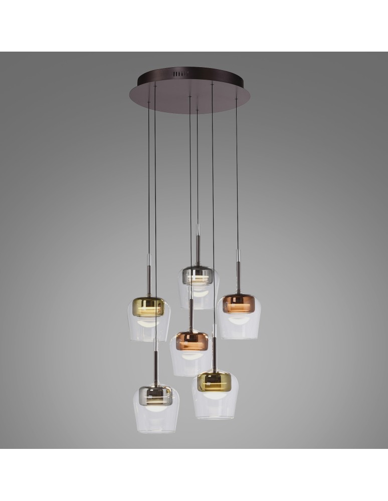 Paul Neuhaus Q-Kon Lampa Wisząca Multikolor 2744-70