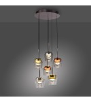 Paul Neuhaus Q-Kon Lampa Wisząca Multikolor 2744-70