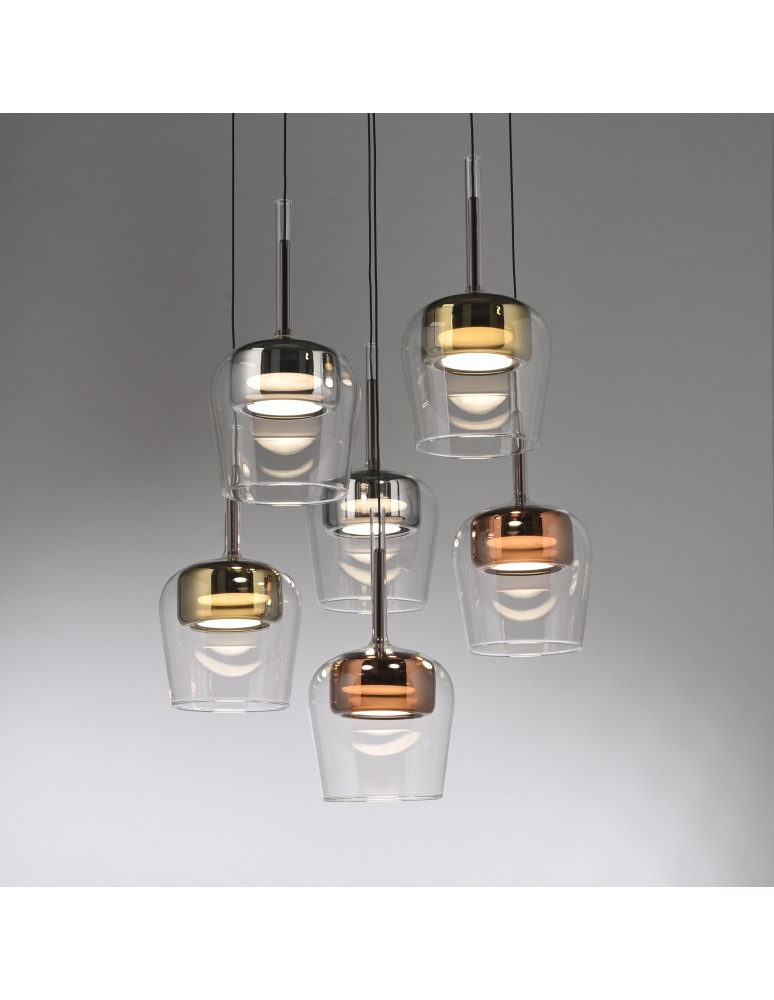 Paul Neuhaus Q-Kon Lampa Wisząca Multikolor 2744-70