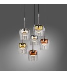 Paul Neuhaus Q-Kon Lampa Wisząca Multikolor 2744-70