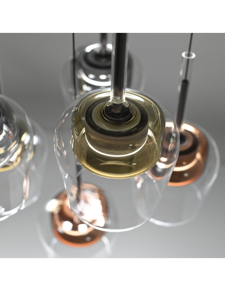 Paul Neuhaus Q-Kon Lampa Wisząca Multikolor 2744-70