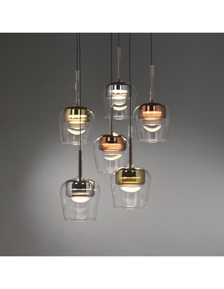 Paul Neuhaus Q-Kon Lampa Wisząca Multikolor 2744-70