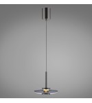 Paul Neuhaus Pure Vitrum Lampa Wisząca Szary 2053-15