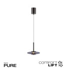 Paul Neuhaus Pure Vitrum Lampa Wisząca Szary 2053-15
