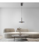 Paul Neuhaus Pure Vitrum Lampa Wisząca Szary 2053-15