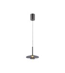 Paul Neuhaus Pure Vitrum Lampa Wisząca Szary 2053-15