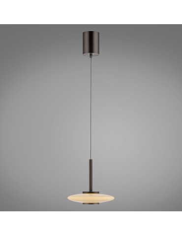 Paul Neuhaus Pure Vitrum Lampa Wisząca Ciemnometalowo-Brązowy 2053-34