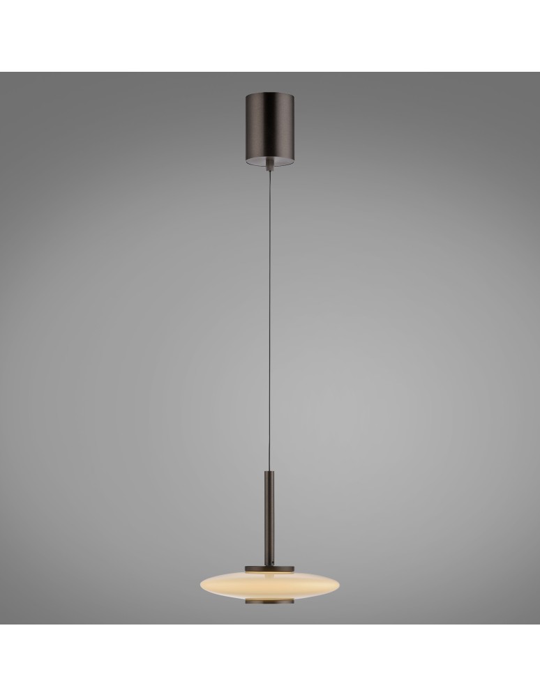 Paul Neuhaus Pure Vitrum Lampa Wisząca Ciemnometalowo-Brązowy 2053-34