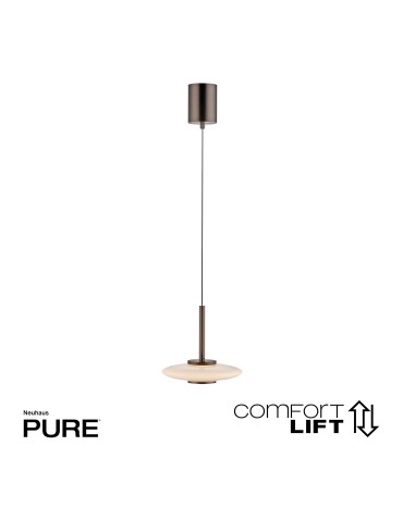Paul Neuhaus Pure Vitrum Lampa Wisząca Ciemnometalowo-Brązowy 2053-34 - product 2