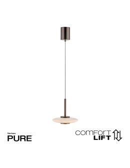 Paul Neuhaus Pure Vitrum Lampa Wisząca Ciemnometalowo-Brązowy 2053-34 - produkt 2