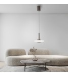 Paul Neuhaus Pure Vitrum Lampa Wisząca Ciemnometalowo-Brązowy 2053-34