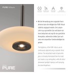 Paul Neuhaus Pure Vitrum Lampa Wisząca Ciemnometalowo-Brązowy 2053-34