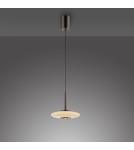 Paul Neuhaus Pure Vitrum Lampa Wisząca Ciemnometalowo-Brązowy 2053-34