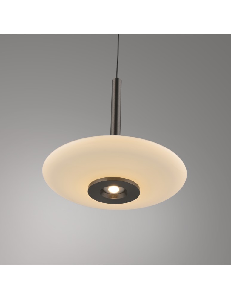 Paul Neuhaus Pure Vitrum Lampa Wisząca Ciemnometalowo-Brązowy 2053-34