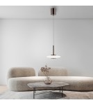 Paul Neuhaus Pure Vitrum Lampa Wisząca Ciemnometalowo-Brązowy 2053-34