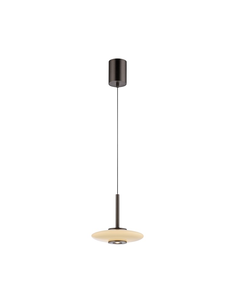 Paul Neuhaus Pure Vitrum Lampa Wisząca Ciemnometalowo-Brązowy 2053-34