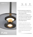 Paul Neuhaus Pure Vitrum Lampa Wisząca Szary 2083-15