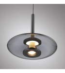 Paul Neuhaus Pure Vitrum Lampa Wisząca Szary 2083-15