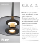 Paul Neuhaus Pure Vitrum Lampa Wisząca Szary 2083-15