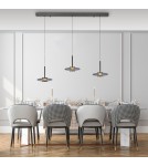 Paul Neuhaus Pure Vitrum Lampa Wisząca Szary 2083-15
