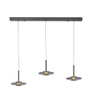 Paul Neuhaus Pure Vitrum Lampa Wisząca Szary 2083-15